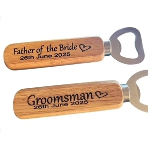 Personalised Wooden bottle opener
