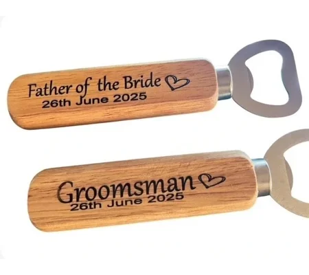 Personalised Wooden bottle opener