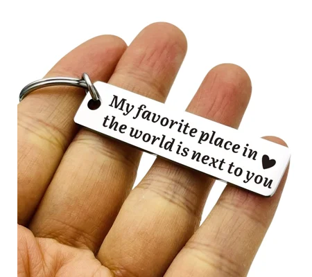 My Favorite Place in the World Keyring