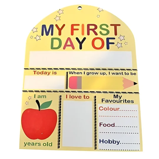 My First Day of School Nursery or anything Wooden Sign