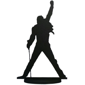 Freddie Mercury - Queen -  Silhouette Figure