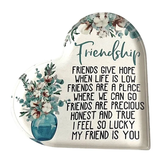 friendship coaster sign plaque
Buttons and Bows Kettering Northamptonshire