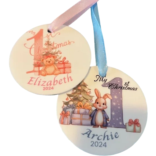 Acrylic My 1st Christmas Bauble