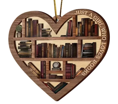 Just a Girl Who Loves Books Hanging Sign