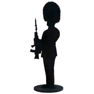Grenadier Guard Silhouette Figure SA80 Rifle