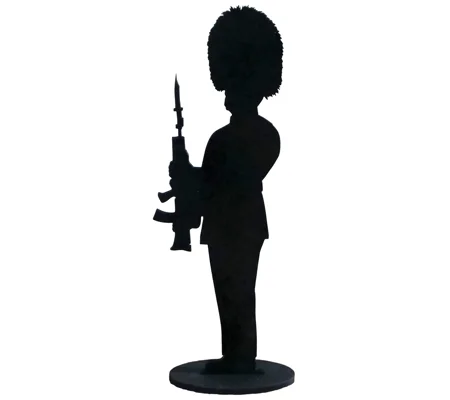 Grenadier Guard Silhouette Figure SA80 Rifle