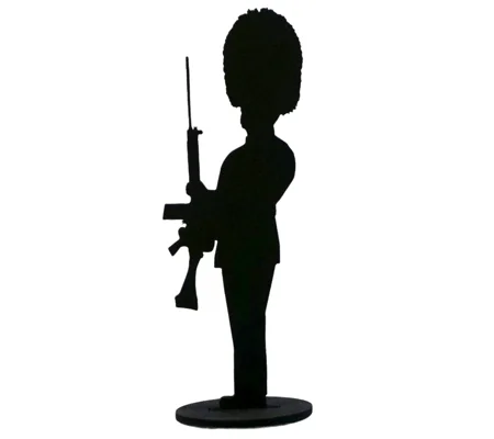 Grenadier Guard Silhouette Figure SLR Rifle