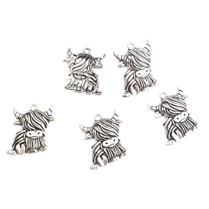 Highland Cow Charms by Buttons and Bows Kettering