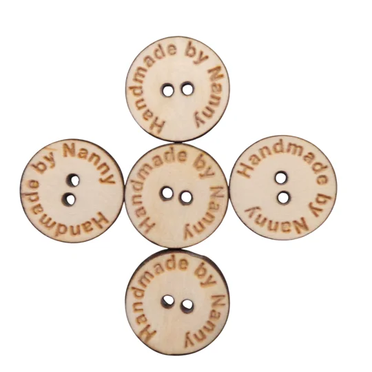Handmade by custom buttons