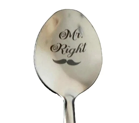 Mr Right Metal Spoon