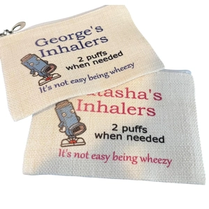 Personalised Inhaler Bag