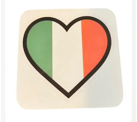 Ireland flag heart on Coaster