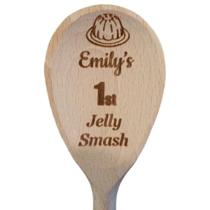 Personalised 1st Birthday Jelly Smash Wooden Spoon