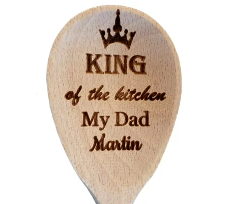 King of the kitchen Wooden Spoon