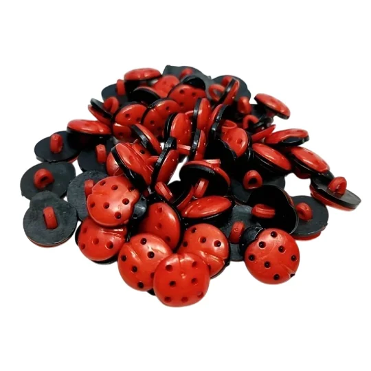 Ladybird button
Buttons and bow Kettering Northamptonshire