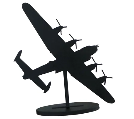 Lancaster Bomber, War Aircraft Silhouette