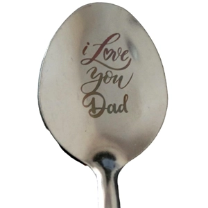 Love you Dad Metal Spoon