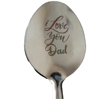 Love you Dad Metal Spoon
