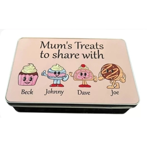 Personalised Mum's Treat, Sweet Tin, Mothers Day Gift