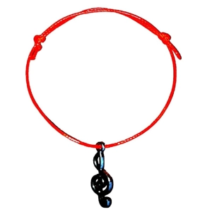 Musical Note Treble clef Friendship Bracelet