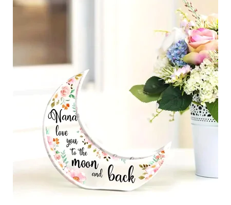 Nana Love you to the Moon and back standing ornament