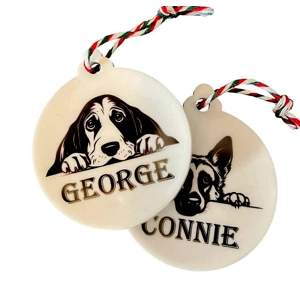 Peeking-dog-bauble-with-name-from buttons-and-bows-kettering