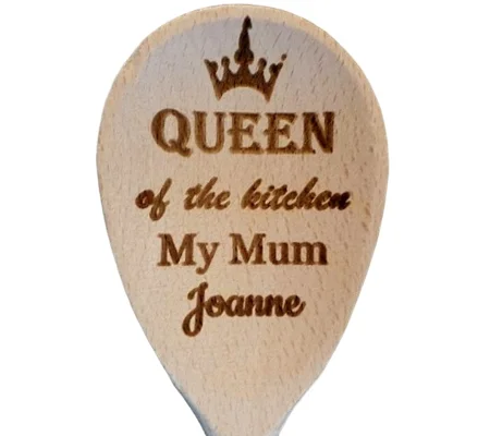 Queen of the Kitchen Wooden Spoon
