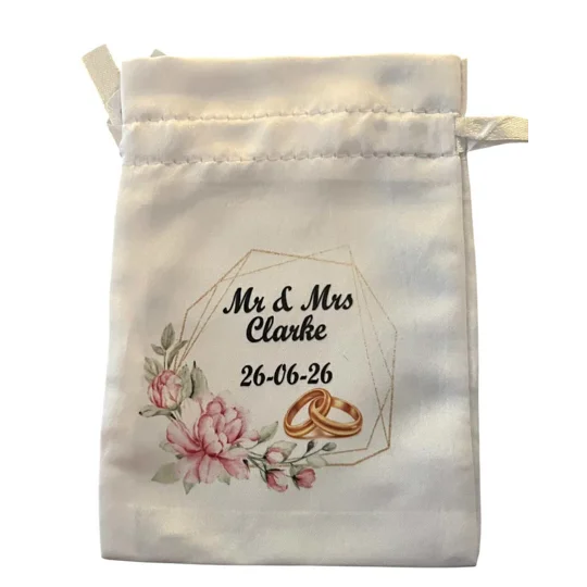 Personalised Wedding Ring bag