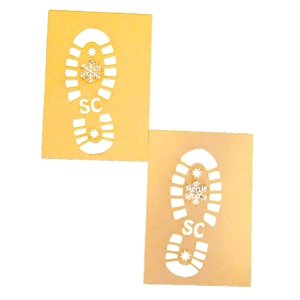 Santa Footprint Template