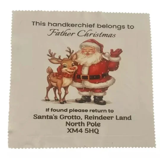Father Christmas Handkerchief
