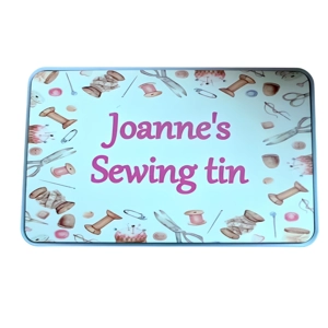 Personalised Sewing Tin