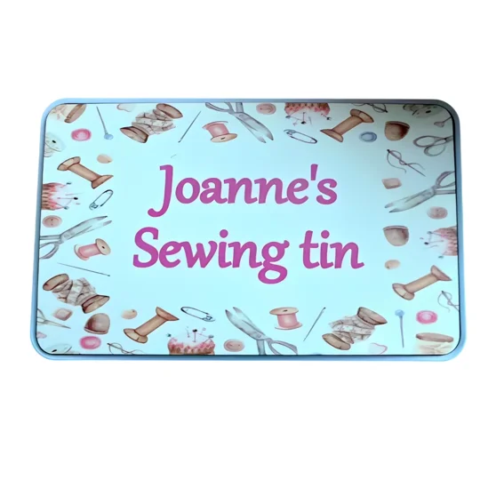 Personalised Sewing Tin