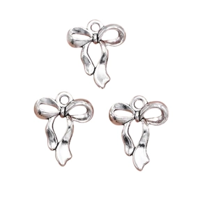 5 x Bow Design Metal Charms