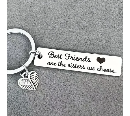 Best Friends are the sisters we choose keyring