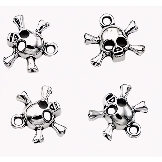 Skull and Crossbones Charm
