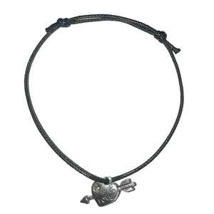 Heart and Arrow Adjustable Friendship Bracelet