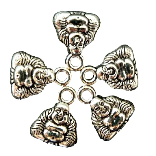 Small Buddha Metal Charm Group