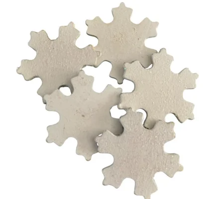 5 x Wooden Snowflake Card or Cake Embellishments