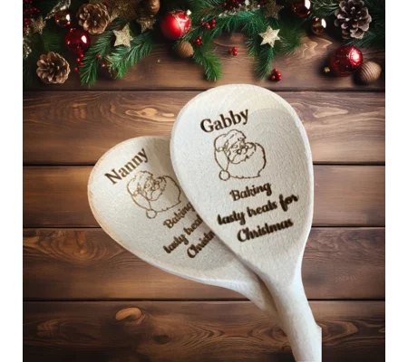 Personalised Christmas Baking Spoon