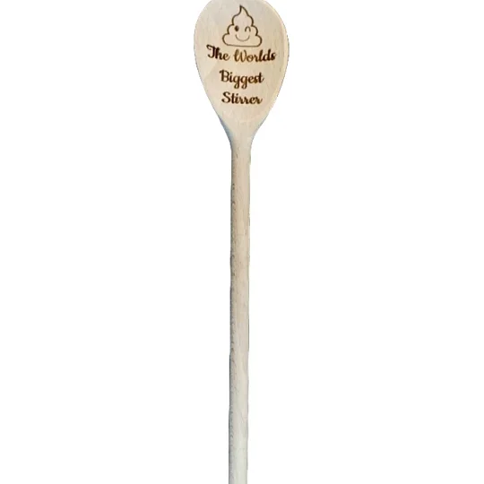 Biggest shit stirrer spoon