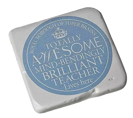 Ceramic coaster Awesome teacher coaster gift