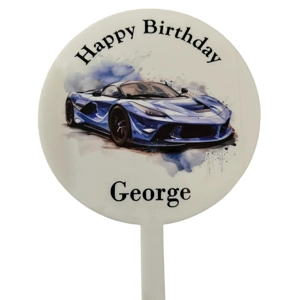 personalised sports car cake topper
buttons and bow Kettering
Northamptonshire