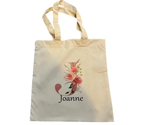 Personalised Named Initialed Tote Shopping bag