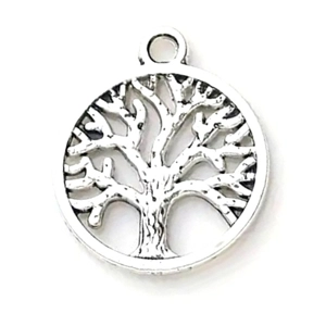 5 x Tree of Life Metal Pendant Charms