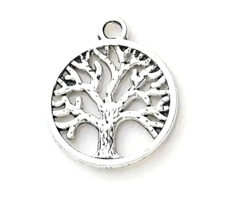 5 x Tree of Life Metal Pendant Charms