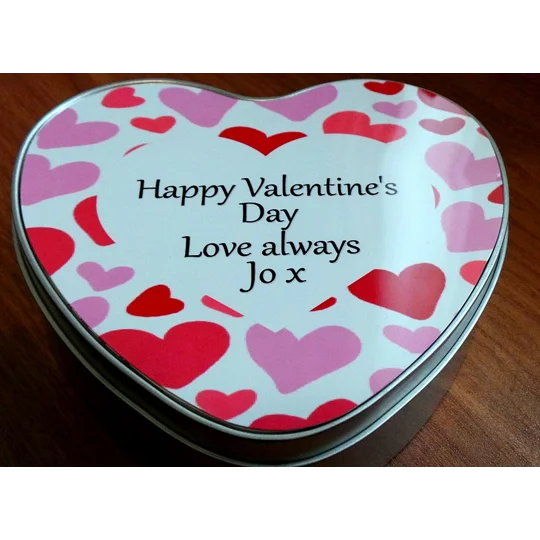 Valentines Day Heart Tin