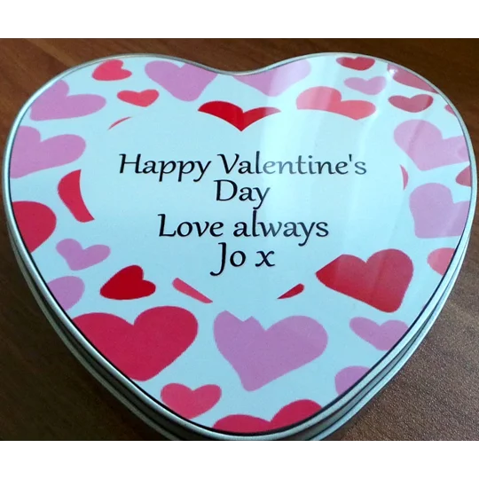 Valentines Day Heart Tin