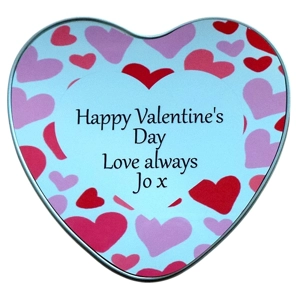 Valentines Day Heart Tin