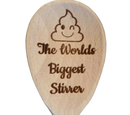 The Worlds Biggest Stirrer Wooden Spoon