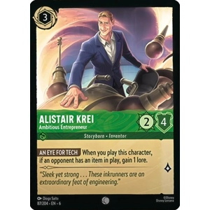 Alistair Krei, Ambitious Entrepreneur